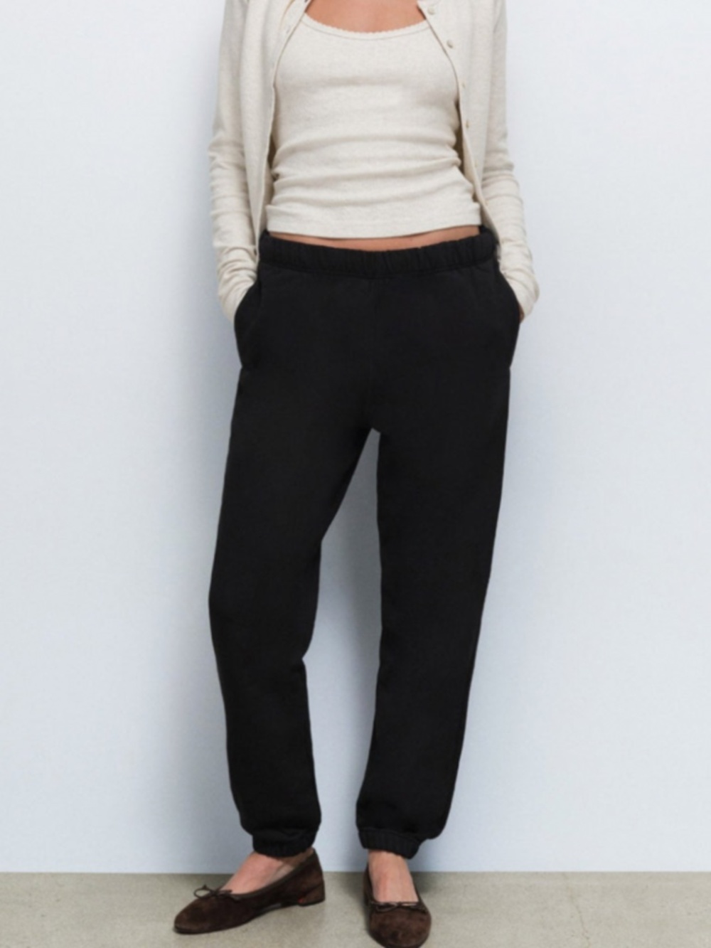 Mate the label organic fleece pocket sweatpants